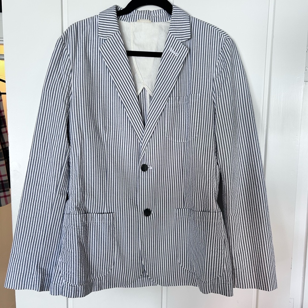 Seersucker Blazer